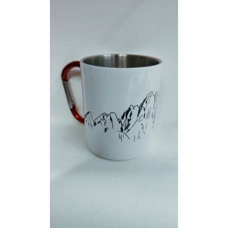 Tasse Inox Gastlosen fond blanc dessin