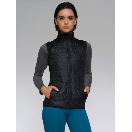 Gilet matelassé Iris pour femme en laine mérinos