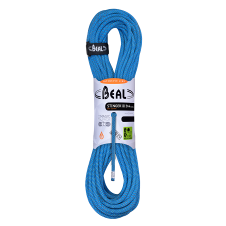 Beal Stinger lll 9.4mm Unicore 80m Dry Cover | Corde escalade