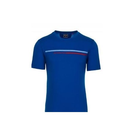Rewoolution Barre Ms ss printed tee Ocean M0176 J14 4001 % | OXYGENE…
