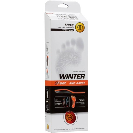 Sidas Winter 3 Feet Medium | Semelles randonnée Mid