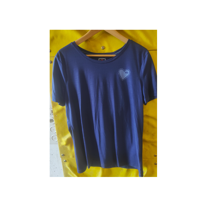 Rewoolution Heart Ws SS Graphic Tee Abyss W0168J14 4119 % Rewoolution Heart Ws SS Graphic Tee Abyss W0168J14 4119 %