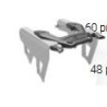 Fritschi Couteaux à glace Vipec Tecton 90mm | Couteaux ski 90 mm