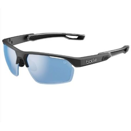 Bollé Victus Volt Black Matte Blue 186 | Lunettes soleil sport