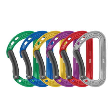 Petzl Spirit Courbe | Mousqueton sans verrouillage
