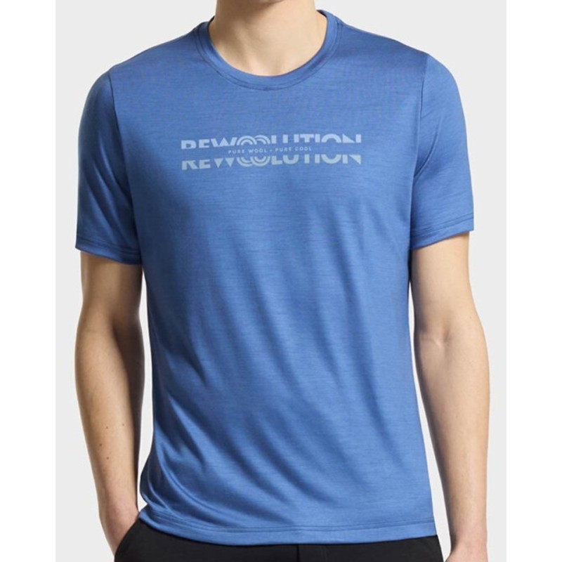 Rewoolution Canvas M's T-Shirt SS Storm (M1M011OJ14-4033) | OXYGENE M…