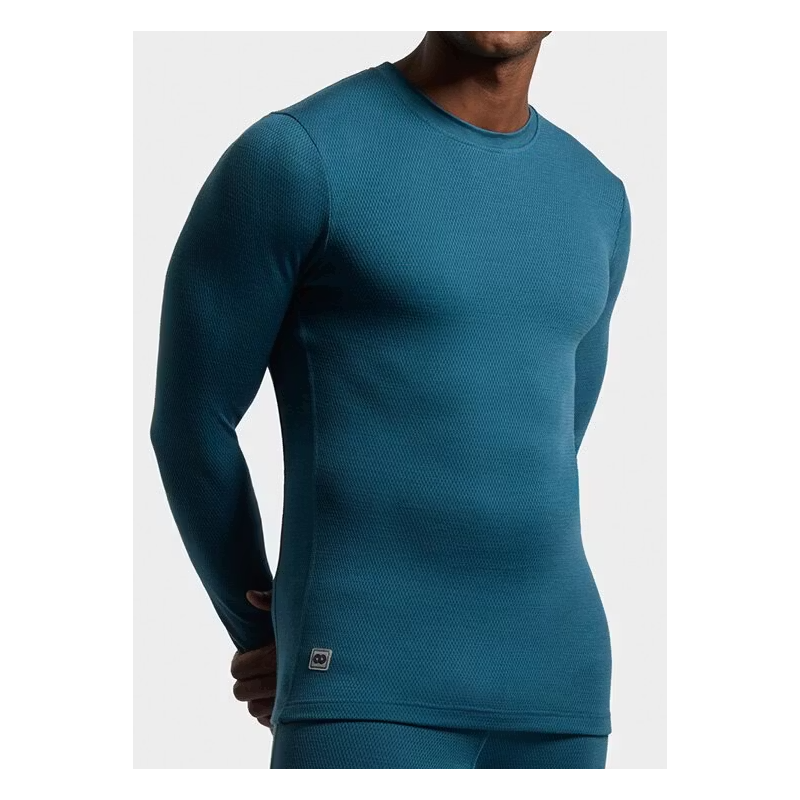 Rewoolution Denzel M's T-shirt LS | T-shirt mérinos homme