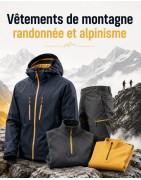 Vêtements de montagne pour randonnée et alpinisme
