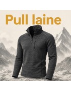 Pull laine montagne outdoor | Oxygène Montagne