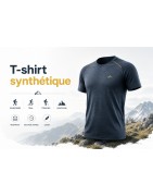 T-shirt synthétique randonnée | Oxygène Montagne