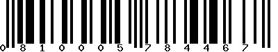 EAN-13 : 0810005784467