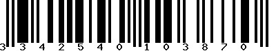 EAN-13 : 3342540103870 EAN-13 : 3342540103870