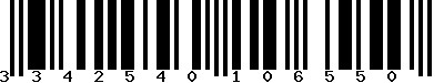 EAN-13 : 3342540106550 EAN-13 : 3342540106550