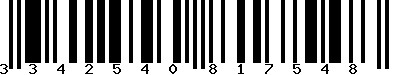 EAN-13 : 3342540817548