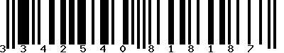 EAN-13 : 3342540818187