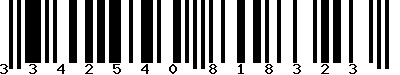EAN-13 : 3342540818323