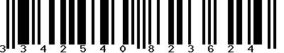 EAN-13 : 3342540823624