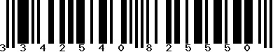EAN-13 : 3342540825550 EAN-13 : 3342540825550