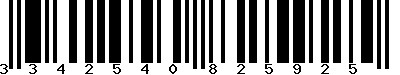 EAN-13 : 3342540825925