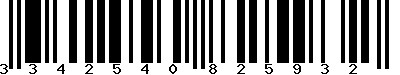 EAN-13 : 3342540825932 EAN-13 : 3342540825932