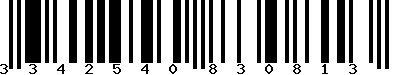 EAN-13 : 3342540830813