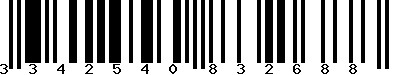 EAN-13 : 3342540832688