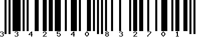 EAN-13 : 3342540832701