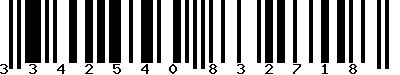 EAN-13 : 3342540832718