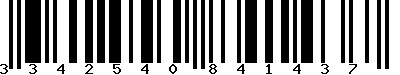 EAN-13 : 3342540841437