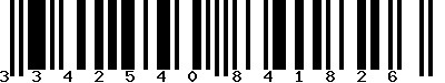 EAN-13 : 3342540841826
