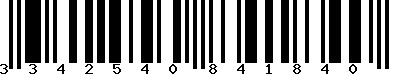 EAN-13 : 3342540841840