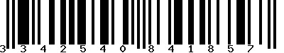 EAN-13 : 3342540841857