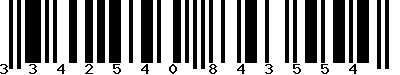 EAN-13 : 3342540843554