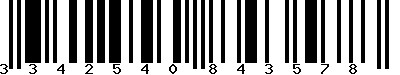 EAN-13 : 3342540843578