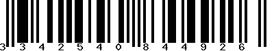 EAN-13 : 3342540844926