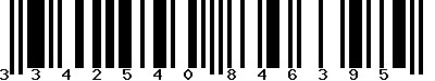 EAN-13 : 3342540846395 EAN-13 : 3342540846395