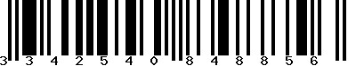 EAN-13 : 3342540848856 EAN-13 : 3342540848856