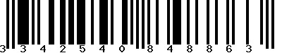 EAN-13 : 3342540848863