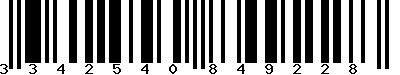 EAN-13 : 3342540849228 EAN-13 : 3342540849228