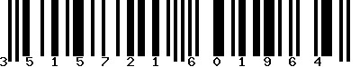 EAN-13 : 3515721601964 EAN-13 : 3515721601964