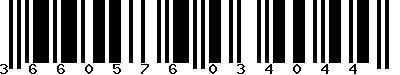 EAN-13 : 3660576034044