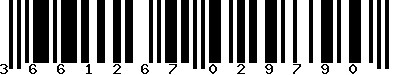 EAN-13 : 3661267029790 EAN-13 : 3661267029790