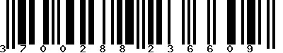 EAN-13 : 3700288236609 EAN-13 : 3700288236609
