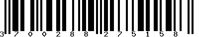 EAN-13 : 3700288275158 EAN-13 : 3700288275158