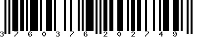 EAN-13 : 3760376202749 EAN-13 : 3760376202749