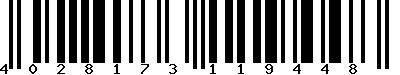 EAN-13 : 4028173119448