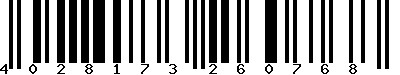 EAN-13 : 4028173260768