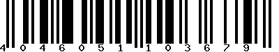 EAN-13 : 4046051103679 EAN-13 : 4046051103679