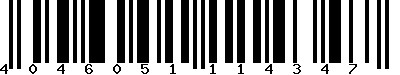 EAN-13 : 4046051114347 EAN-13 : 4046051114347