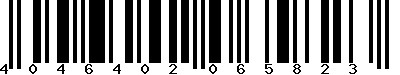 EAN-13 : 4046402065823